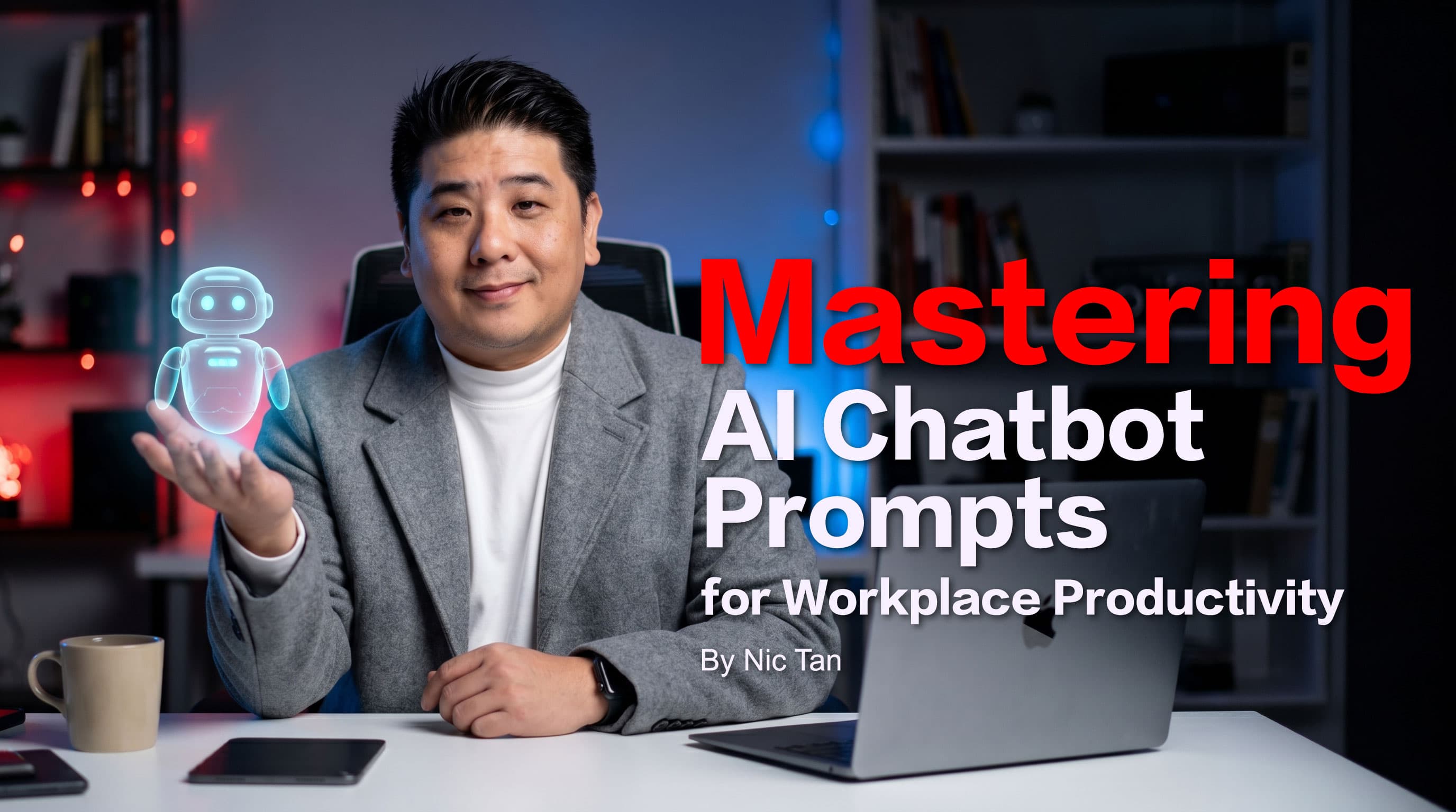 Mastering AI Chatbot Prompts for Workplace Productivity cover