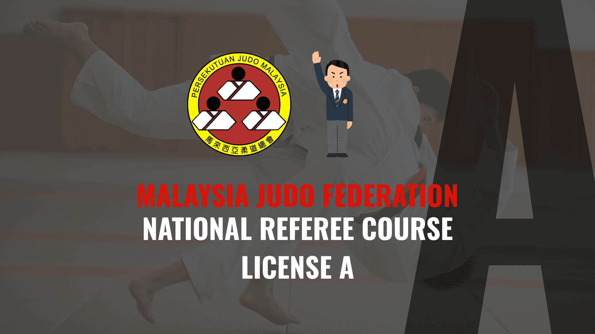 MJF National Referee Course License A cover