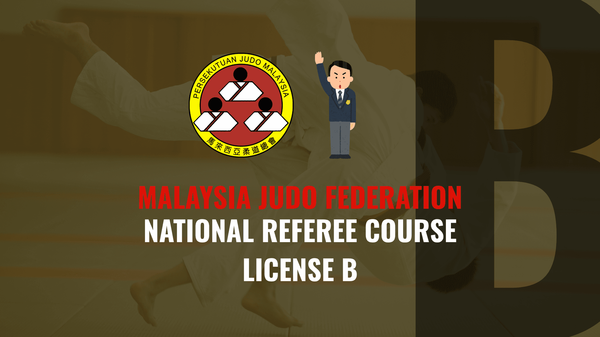 MJF National Referee Course License B cover